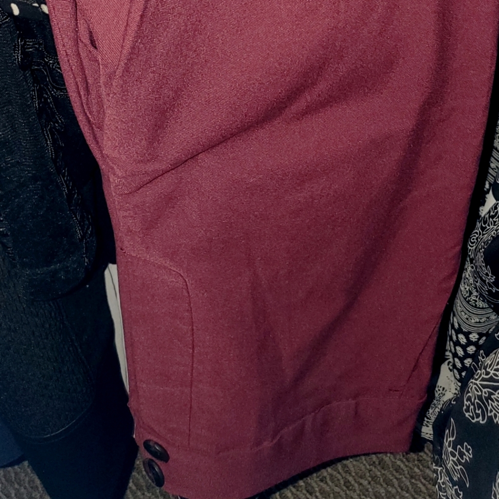 Maroon Pants